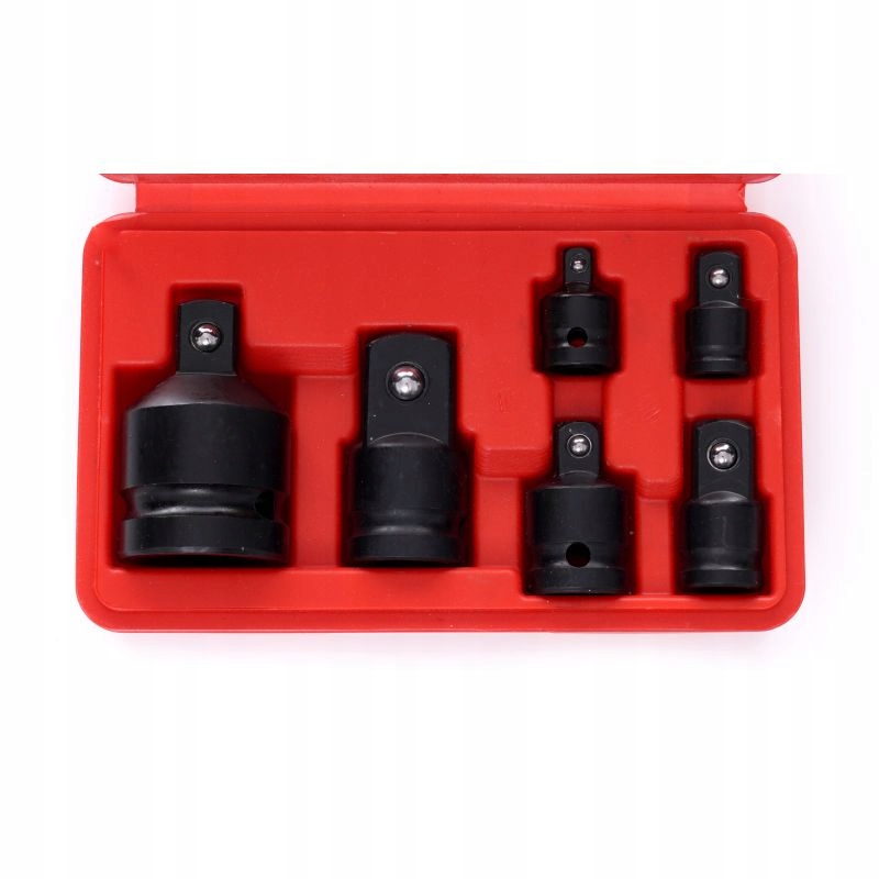 Zestaw Adaptery Redukcyjne Udarowe 6 Elementów Sztuk 1/4" 3/8" 1/2" 3/4"
