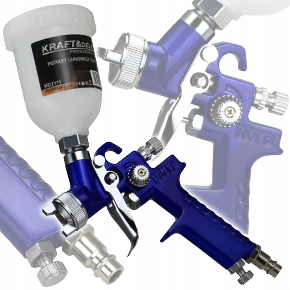 Pistolet Lakierniczy 0,8mm 125 ml HVLP 4 Bar Kraft&Dele