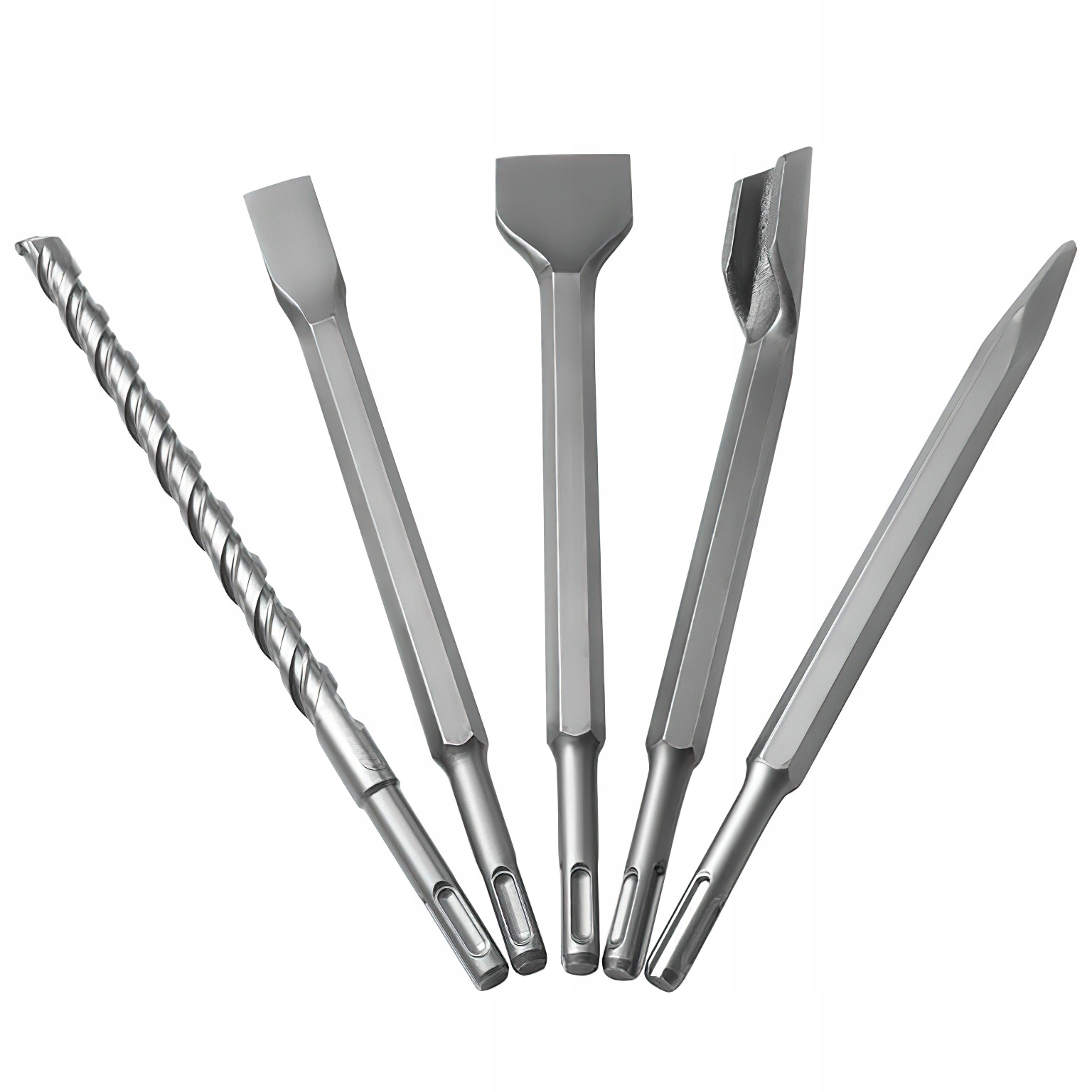 Zestaw Wierteł i Dłut 17 Elementów SDS+ Kraft&Dele