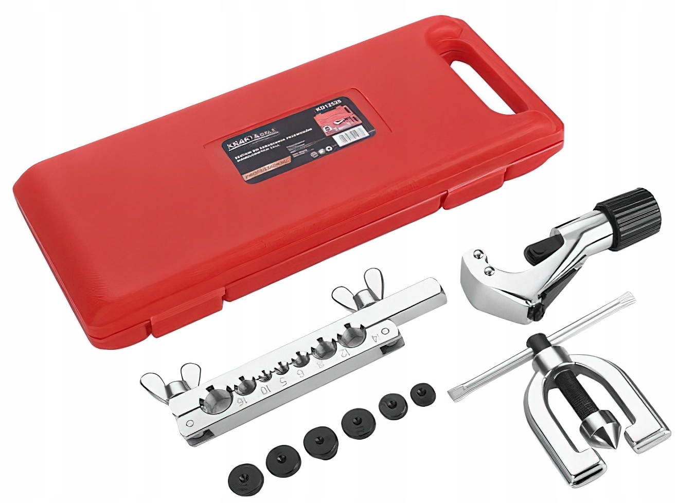 Zestaw do Zarabiania Końcówek Hamulcowych 10 Elementów Kraft&Dele