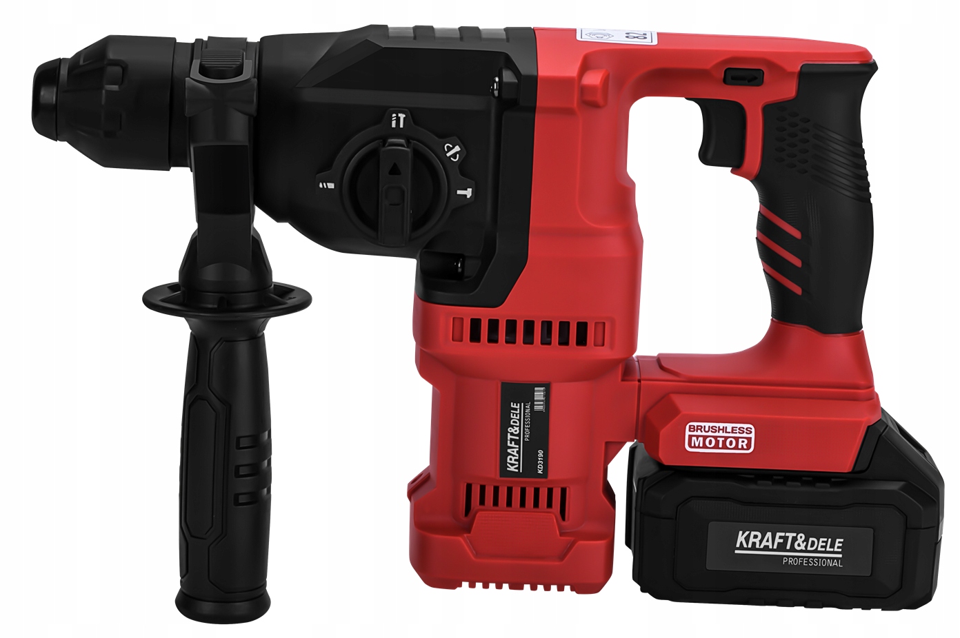 Młot Udarowy SDS Plus 3,5J Akumulatorowy 21V 2 x 4Ah Kraft&Dele