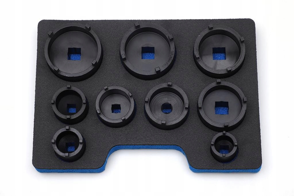 Zestaw Kluczy Nasadek Nakrętek Rowkowych Wieńcowych Sworzni KM4-KM12