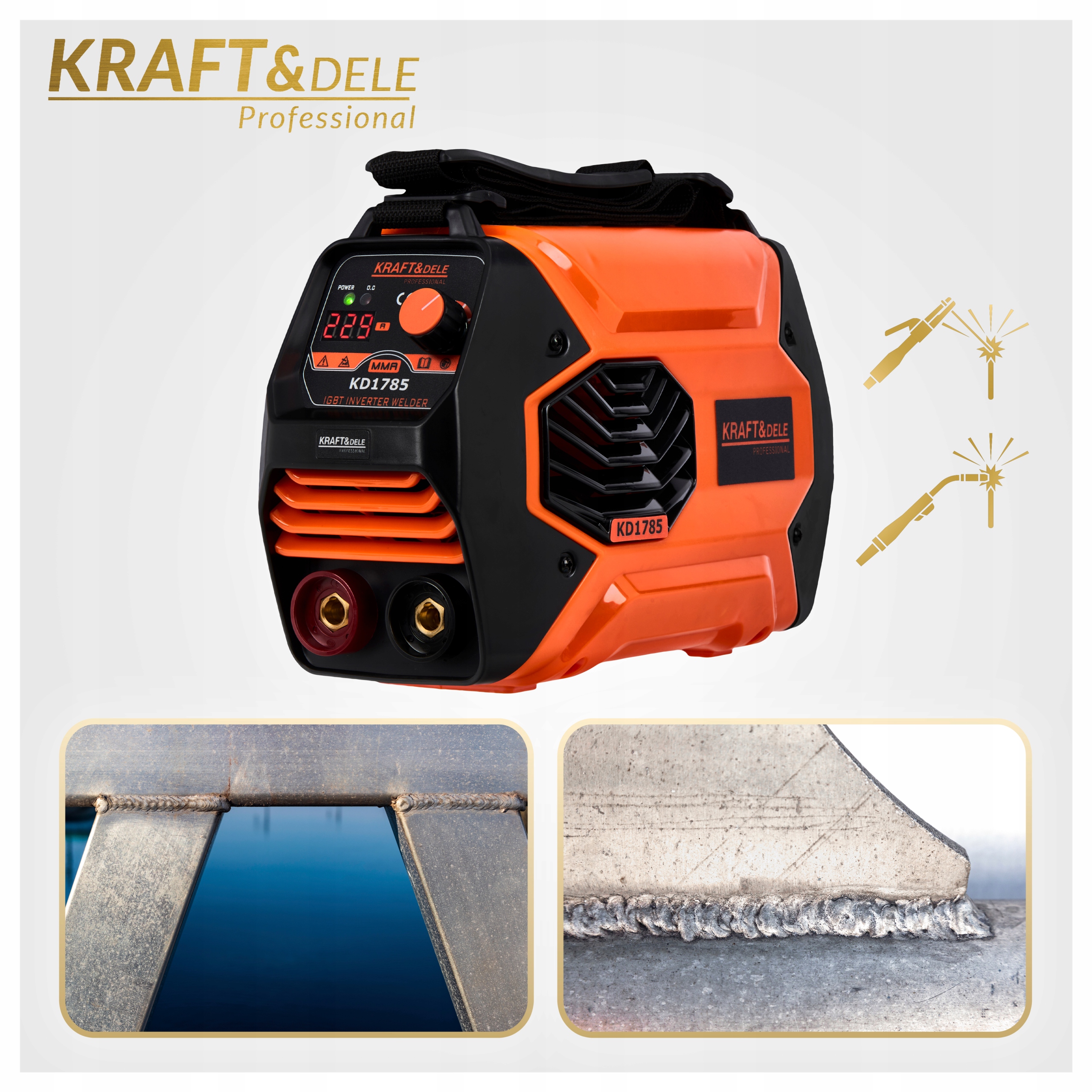 SPAWARKA INWERTOROWA INWERTEROWA 330A LCD MMA IGBT TIG LIFT MASKA PRZEWODY