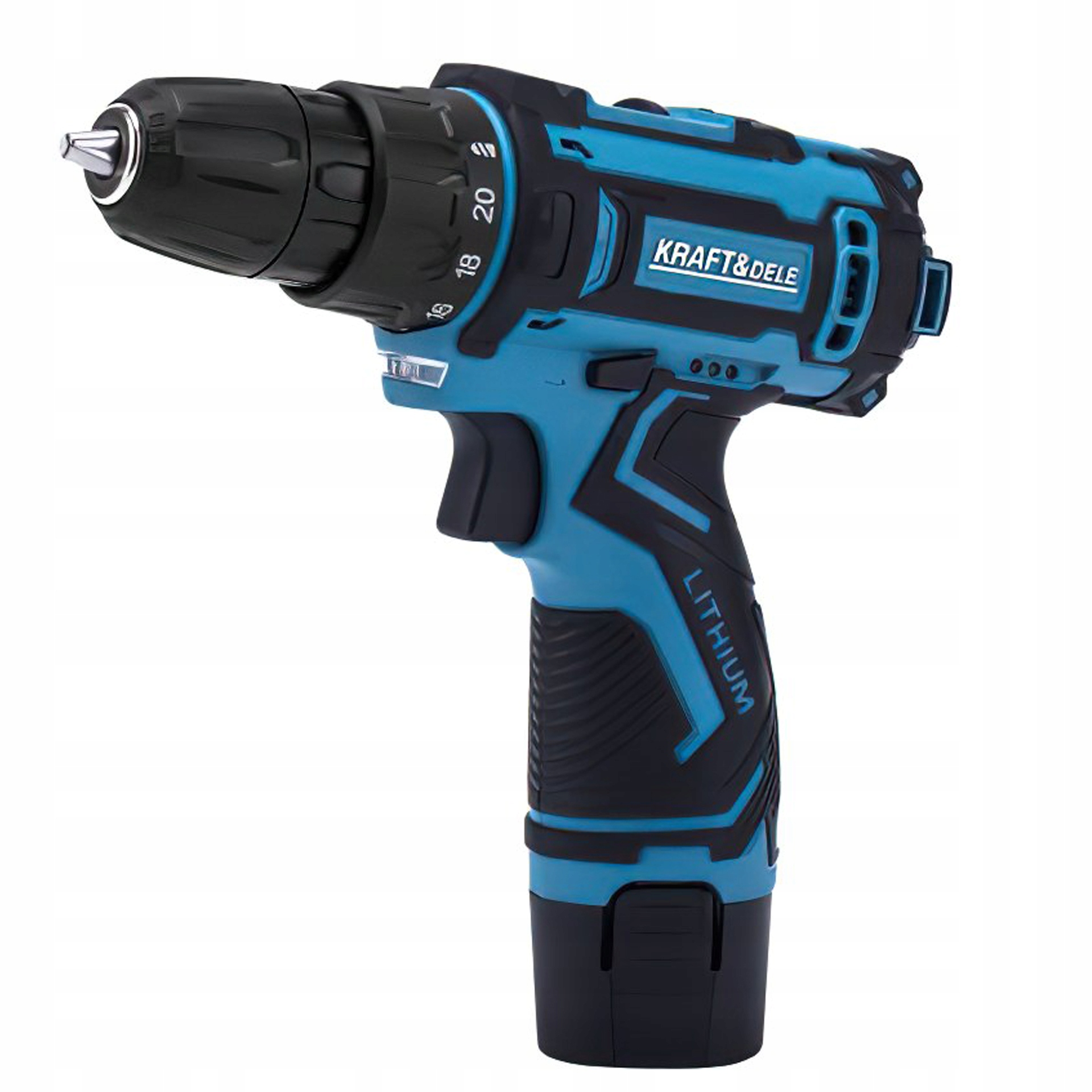 Wiertarko-Wkrętarka Akumulatorowa 18V 1,5Ah Kraft&Dele Zestaw 2x Bateria