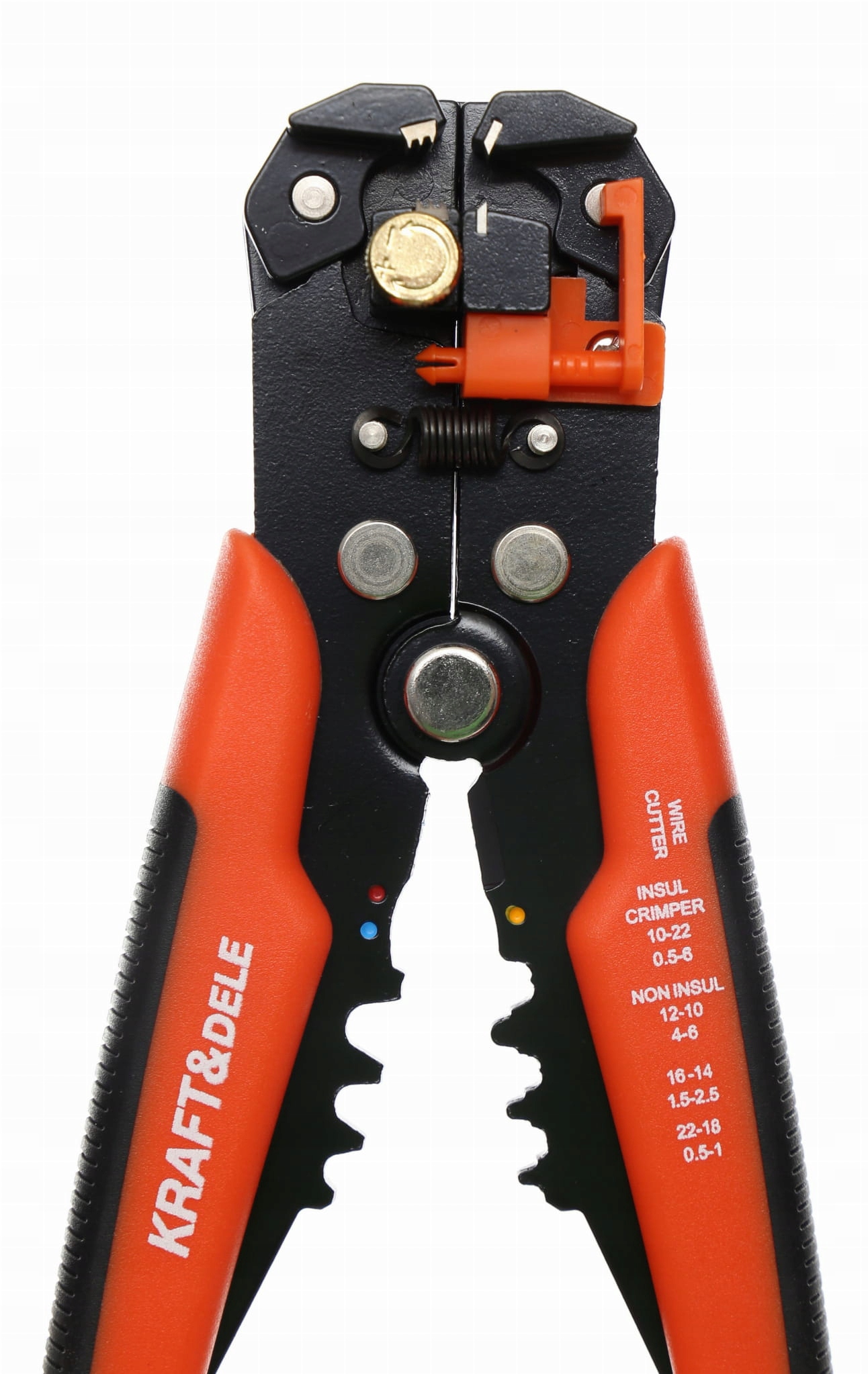 Ściągacz Izolacji Kraft&Dele 0,2 mm² - 6 mm² + Akcesoria