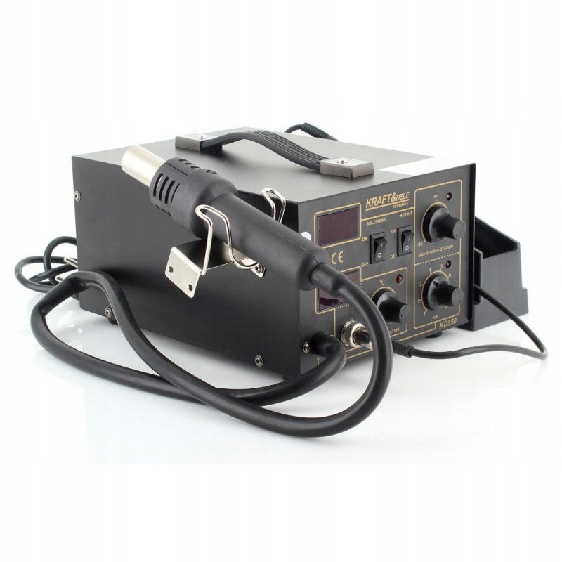 Spawarka do Plastiku 2w1 KD850 Zgrzewarka 4 DYSZE LED 60W