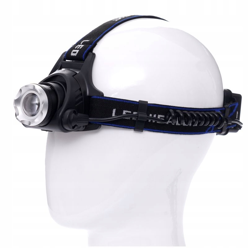 LATARKA CZOŁOWA CZOŁÓWKA LAMPKA LED AKUMULATOROWA KRAFT&DELE