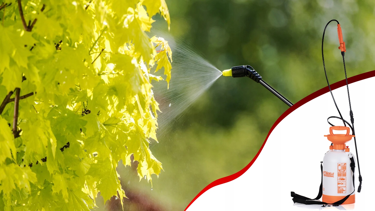 Opryskiwacz Ciśnieniowy 8 L Ręczny Pompa 2 Bary Kraft&Dele