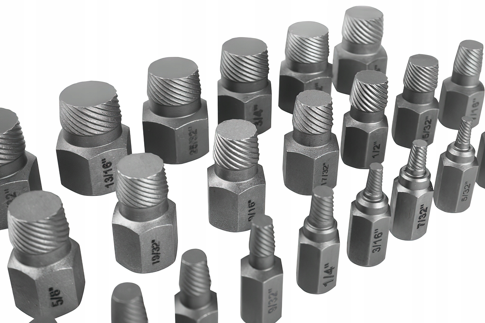 Zestaw Urwanych Zerwanych Ukręconych Złamanych Śrub 25 Sztuk Kraft&Dele