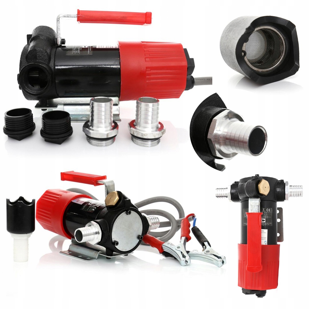 Pompa do Spuszczania Ropy Oleju Benzyny 24V Kraft&dele