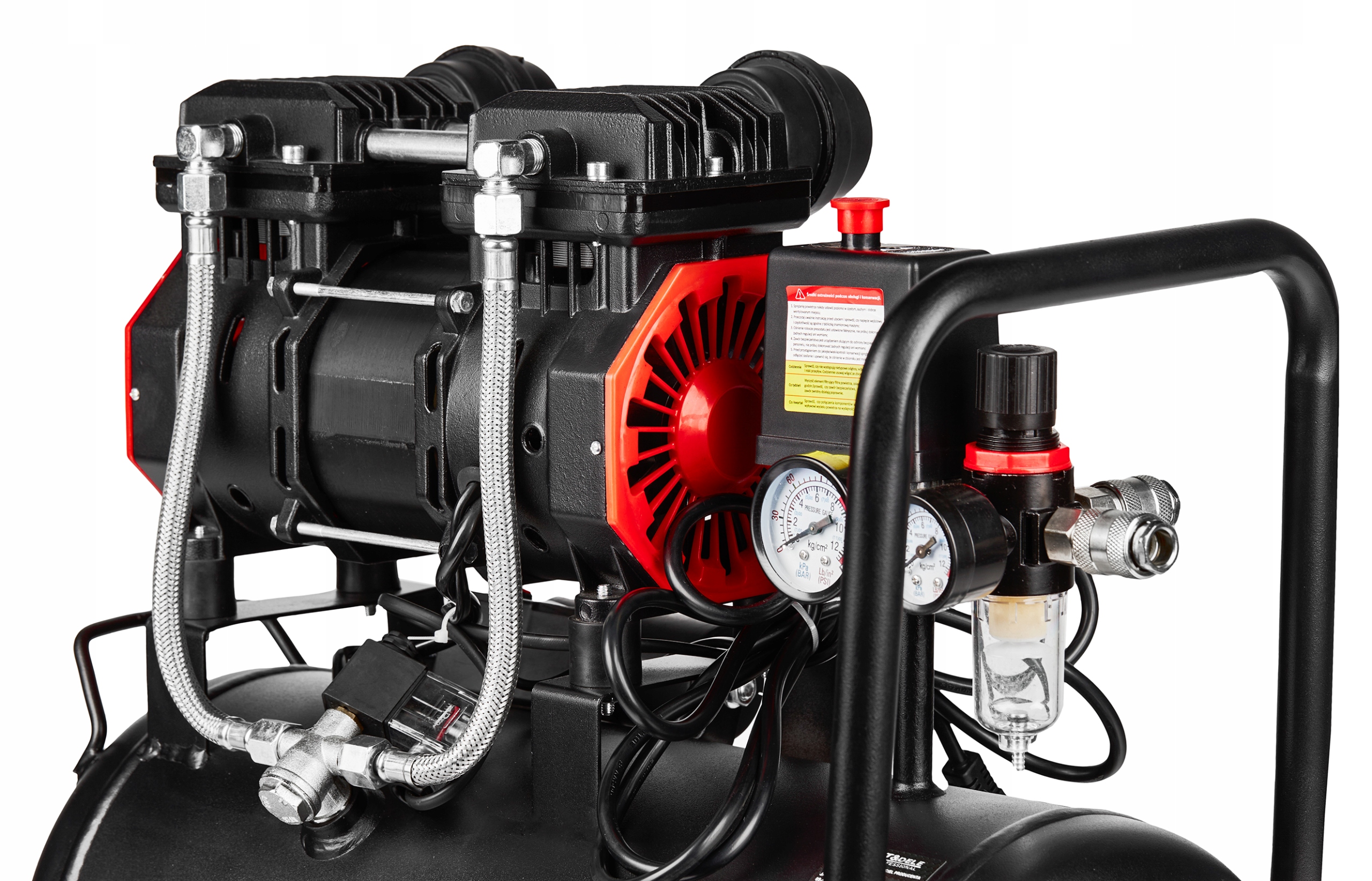 Kompresor Bezolejowy Kraft&Dele 8 Bar 50L 150W 2800 obr/min.