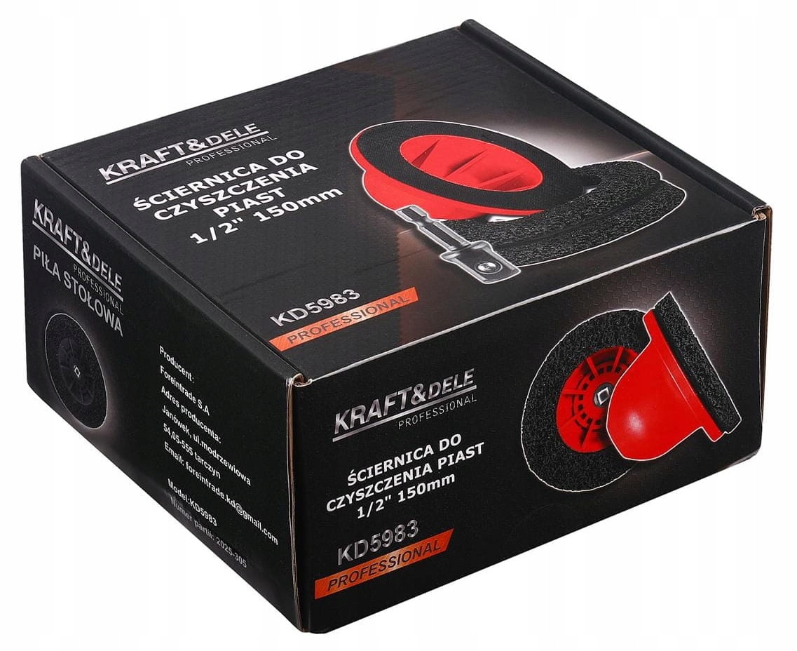 Ściernica do Czyszczenia Piast Felg Tarcz 1/2"" 150 mm Kraft&Dele
