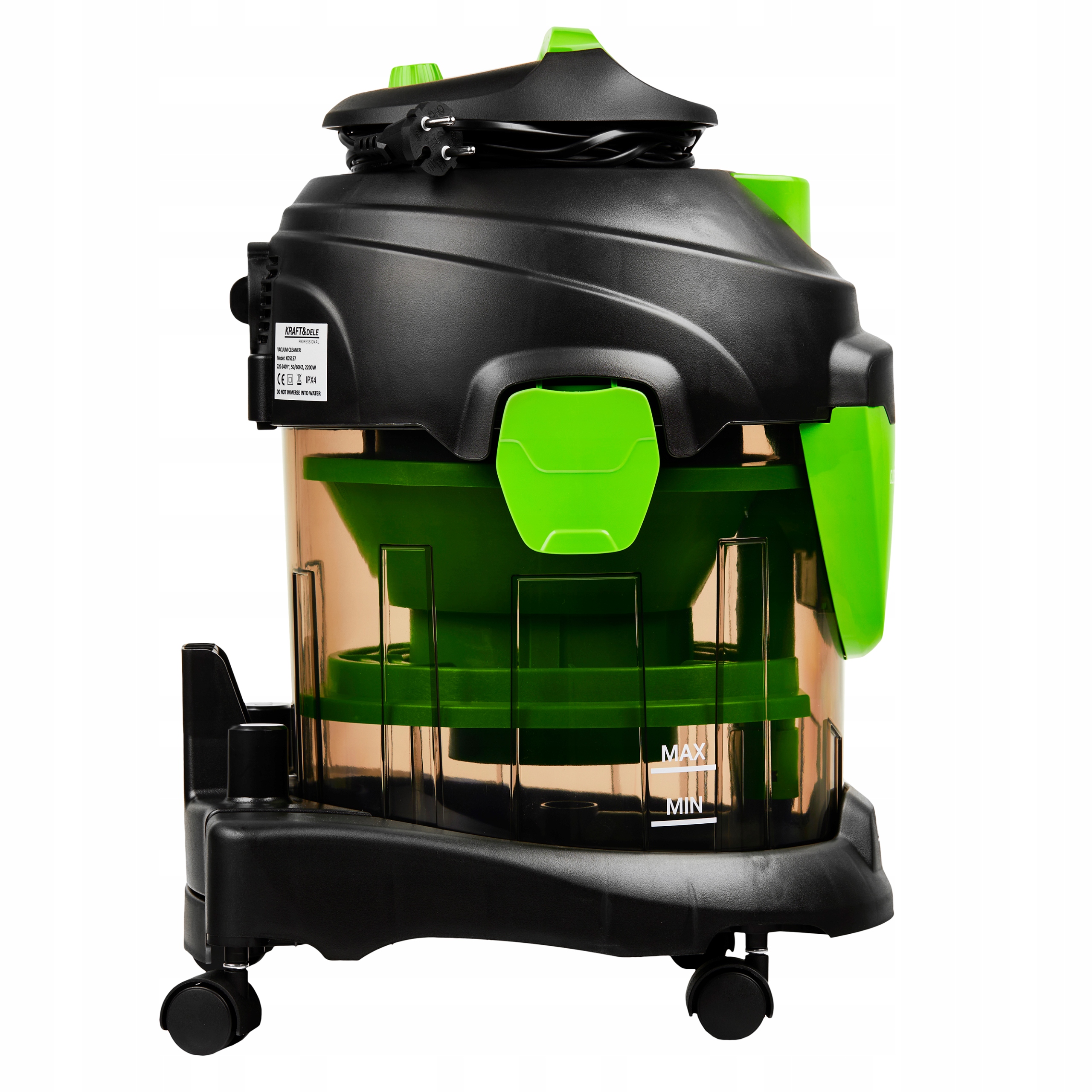 Odkurzacz Przemysłowy Elektryczny Sucho Mokro z Filtrem Wody 15 L 2200 W