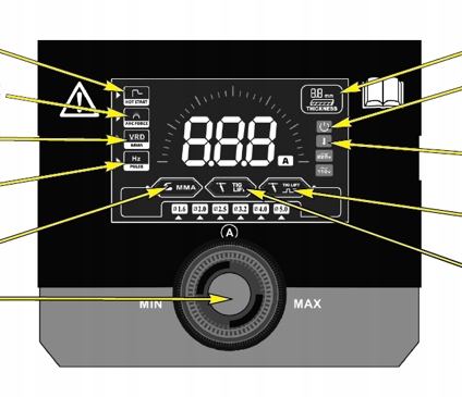 SPAWARKA 330A INWERTOROWA MMA Elektrodowa TigLift Pulse! inwerterowa KD3430