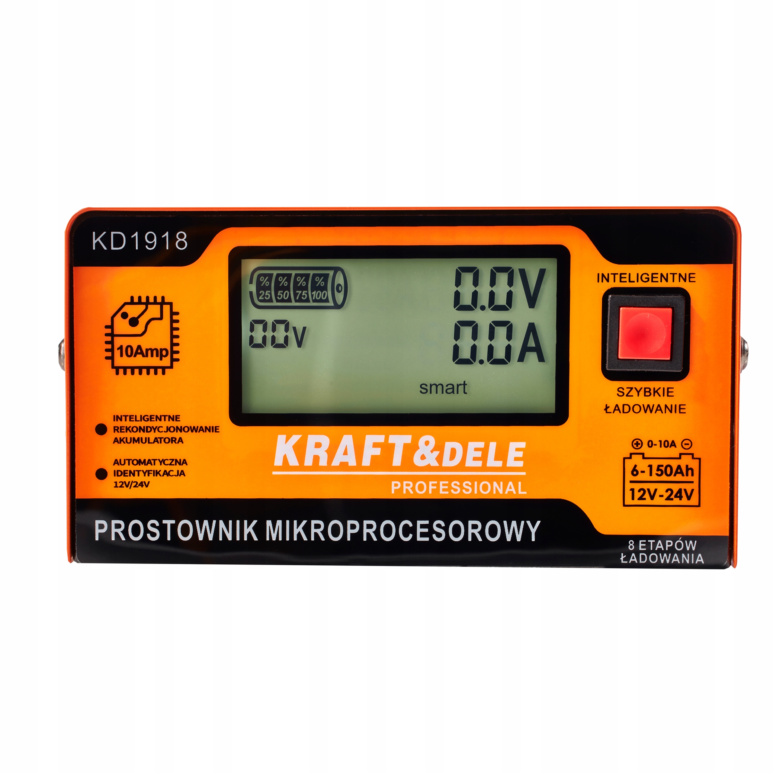 PROSTOWNIK MIKROPROCESOROWY AKUMULATOROWY ŁADOWARKA 10AMP 12/24V