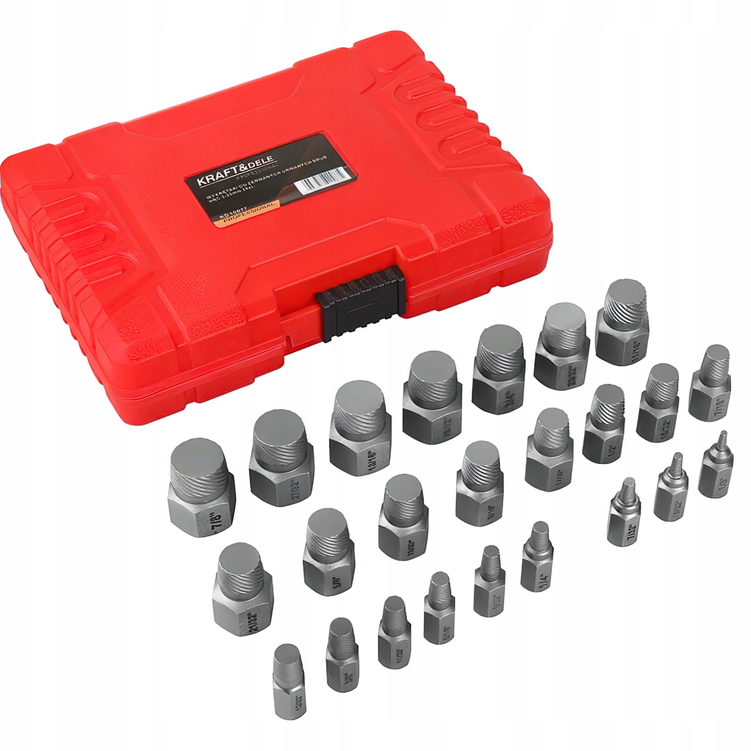 Zestaw Urwanych Zerwanych Ukręconych Złamanych Śrub 25 Sztuk Kraft&Dele