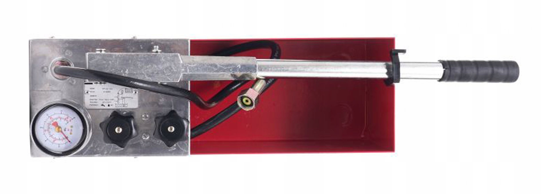 Pompa Kontrolna do Prób Ciśnieniowych 0-50kg / 45ml / 12L Kraft&Dele