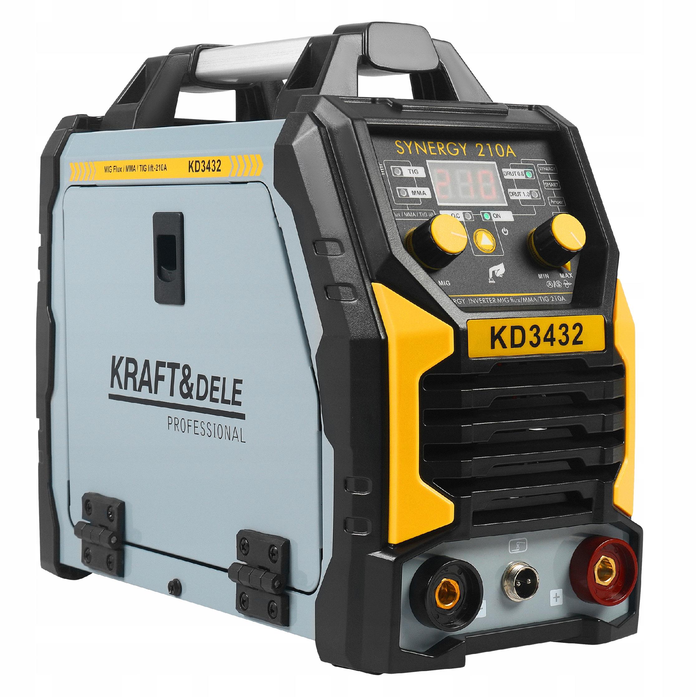 Spawarka INWERTEROWA INWERTOROWA MIG FLUX MMA TIG migomat SYNERGIA KD3432