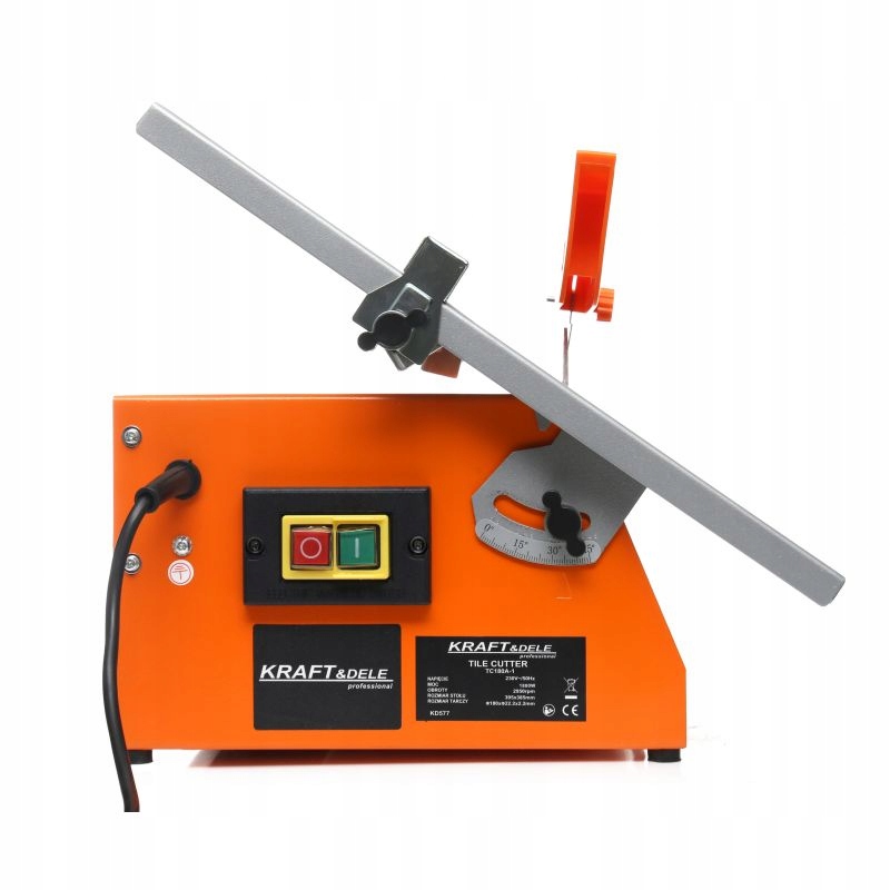 Przecinarka Stolikowa do Płytek Glazury Terakoty Kraft&Dele 34 mm 1800 W