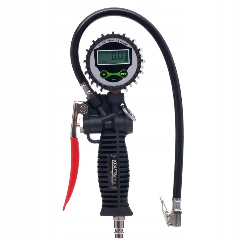 PISTOLET DO POMPOWANIA KÓŁ Z MANOMETREM LCD KD1366