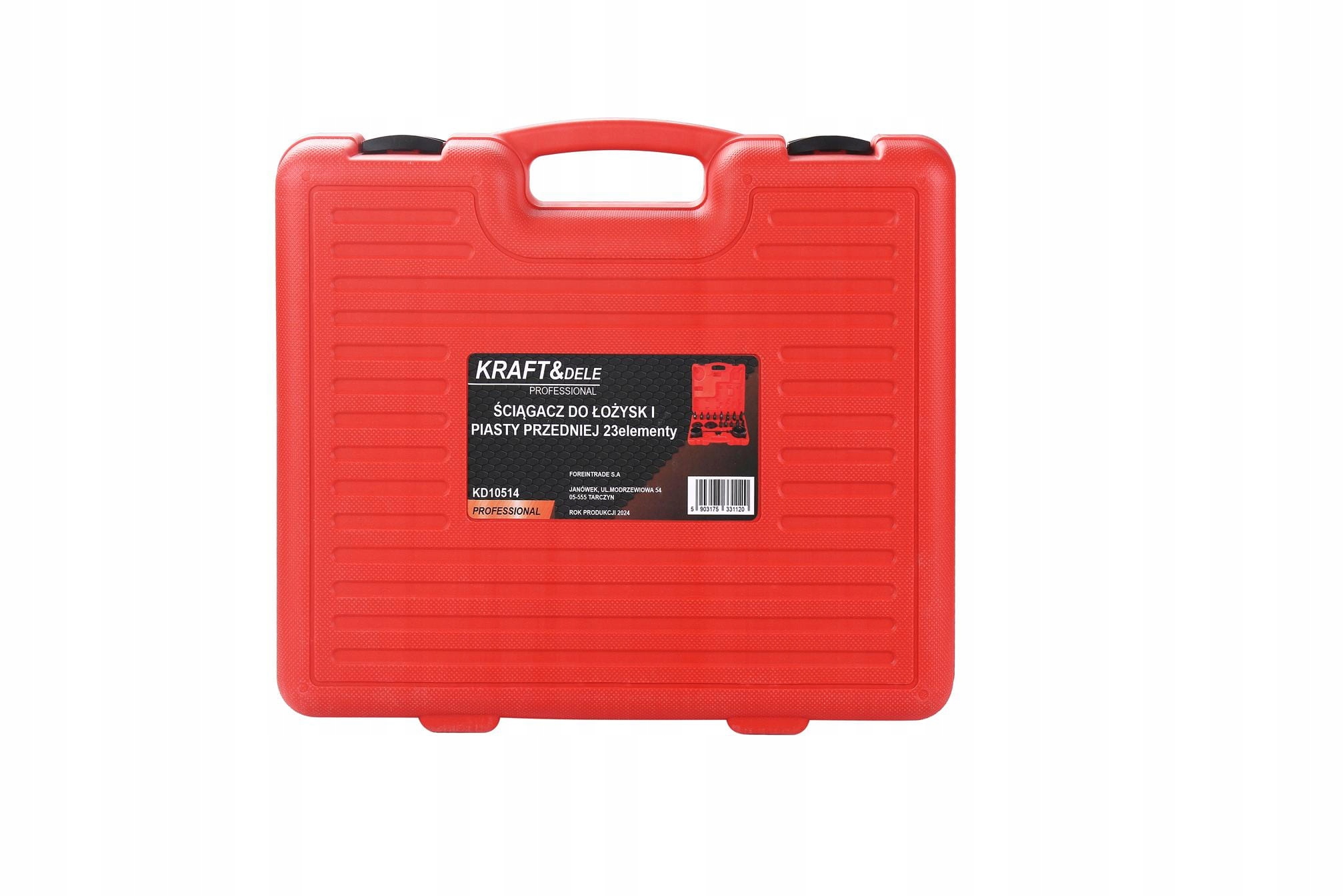 Ściągacz do Łożysk i Piasty Przedniej 23 Elementy Kraft&Dele