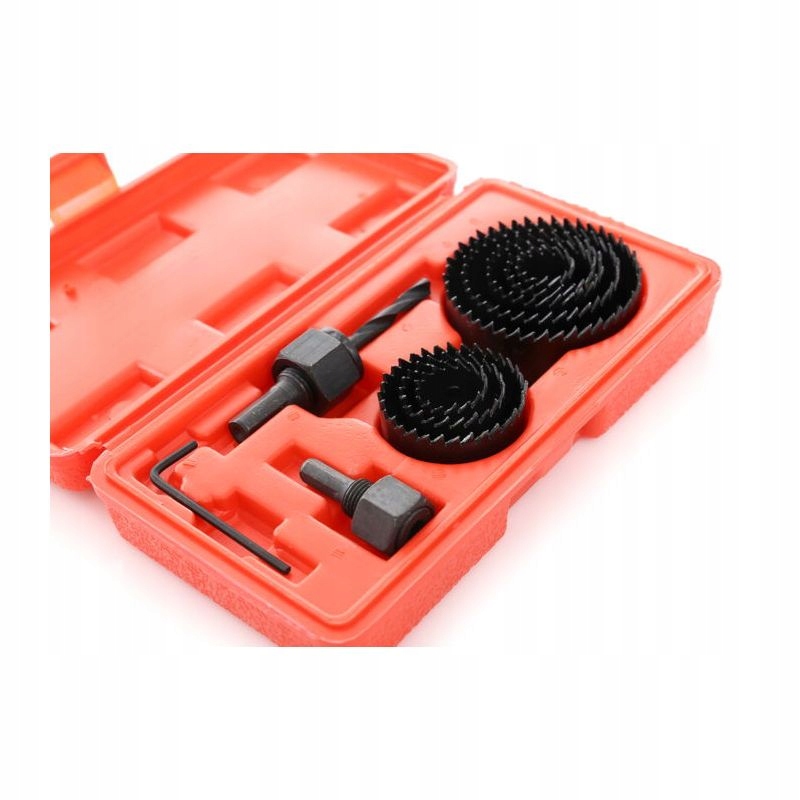 Otwornice do Drewna 11 el. Stal Węglowa Kraft&Dele 64 mm