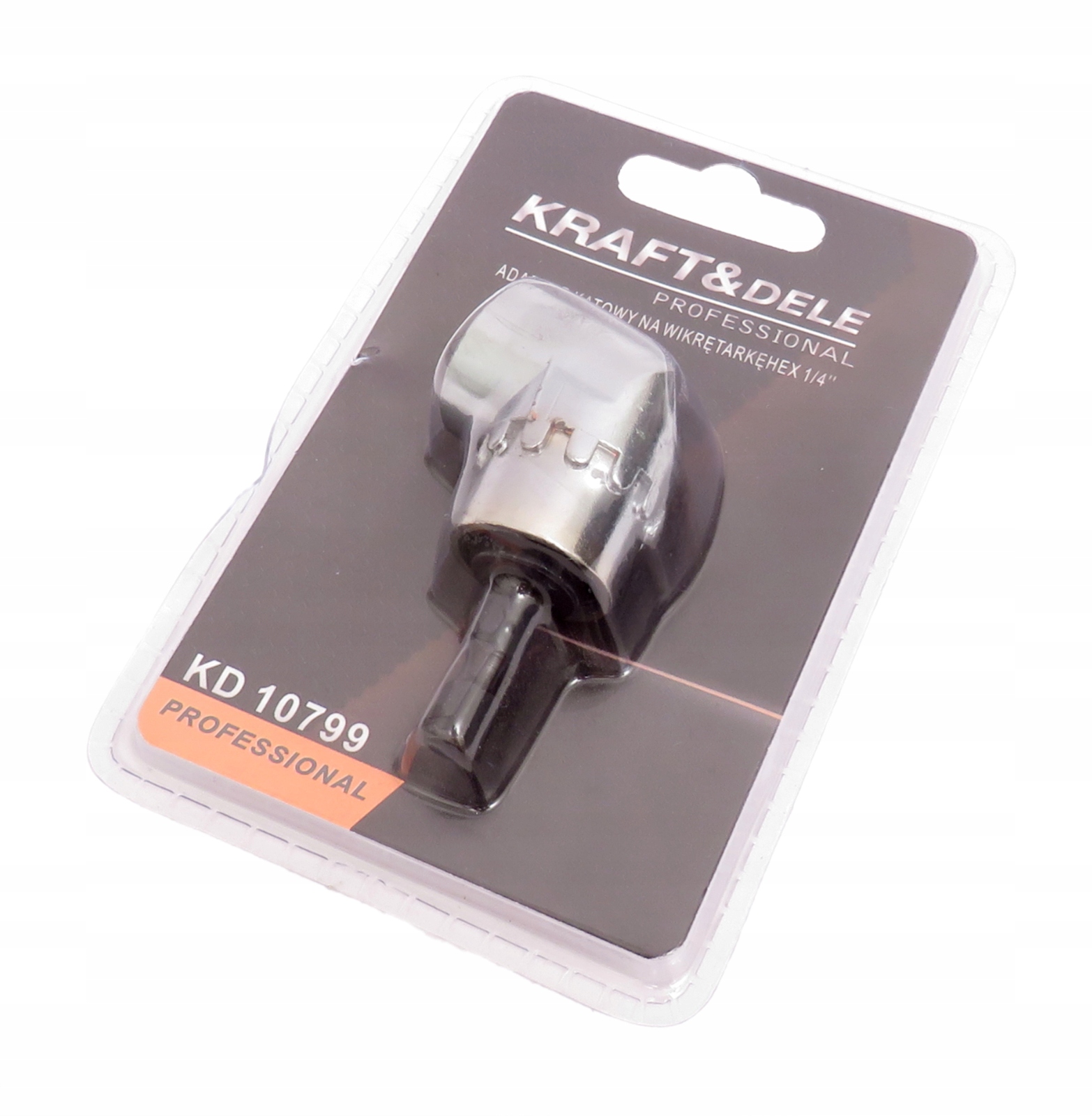 ADAPTER NA WKRĘTARKĘ KĄTOWY 105° HEX 1/4" KD10799