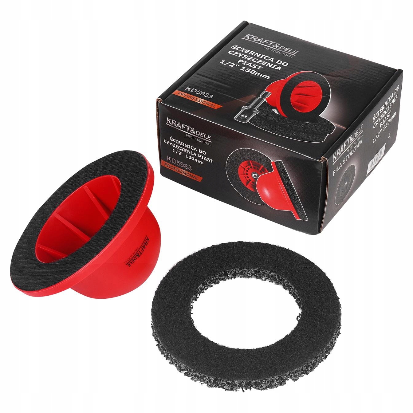 Ściernica do Czyszczenia Piast Felg Tarcz 1/2"" 150 mm Kraft&Dele