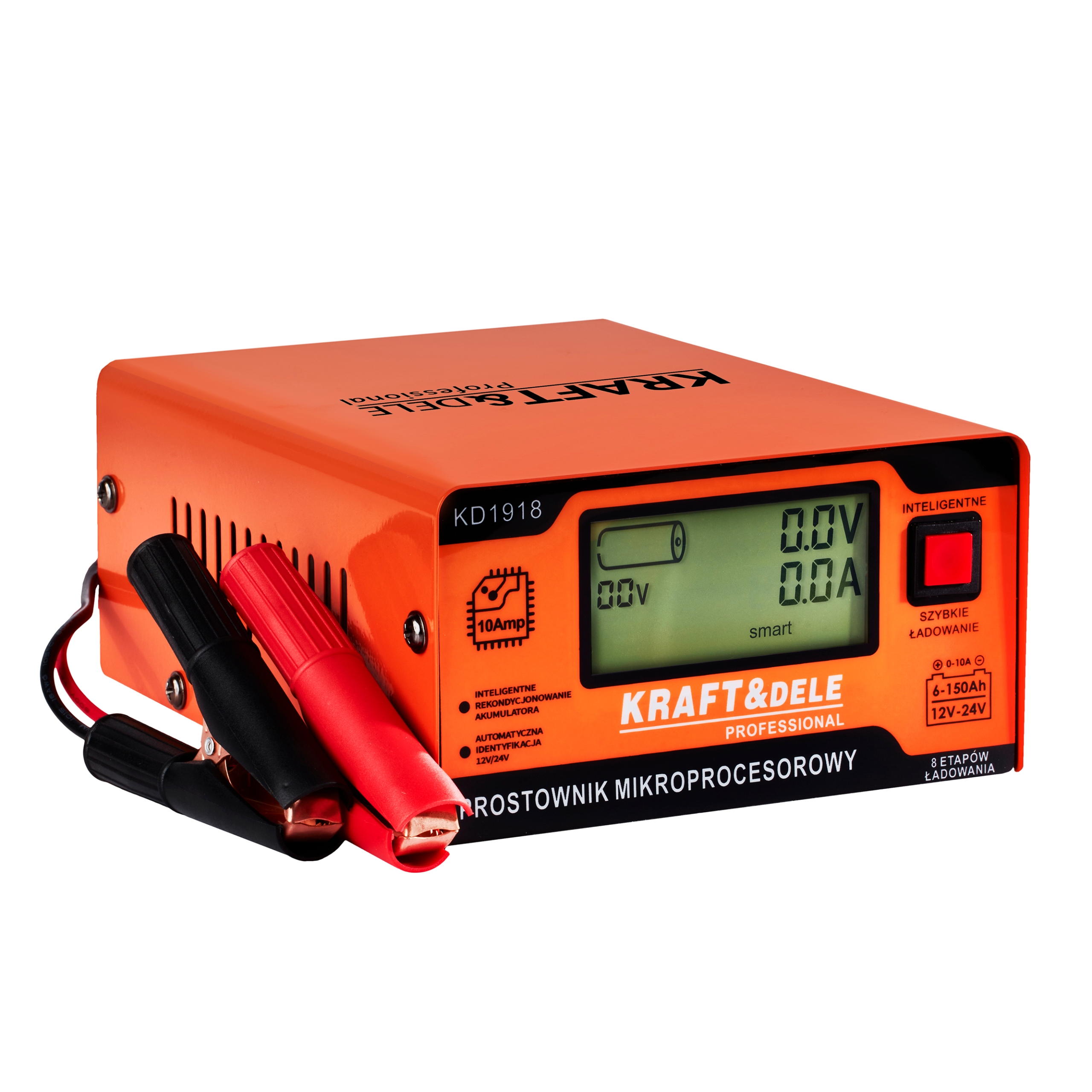 PROSTOWNIK MIKROPROCESOROWY AKUMULATOROWY ŁADOWARKA 10AMP 12/24V