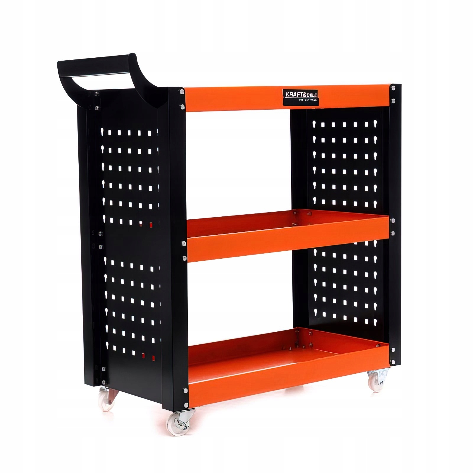 Wózek Warsztatowy Szafka Serwisowy na Narzędzia Mocny 3 Półki KRAFT&DELE