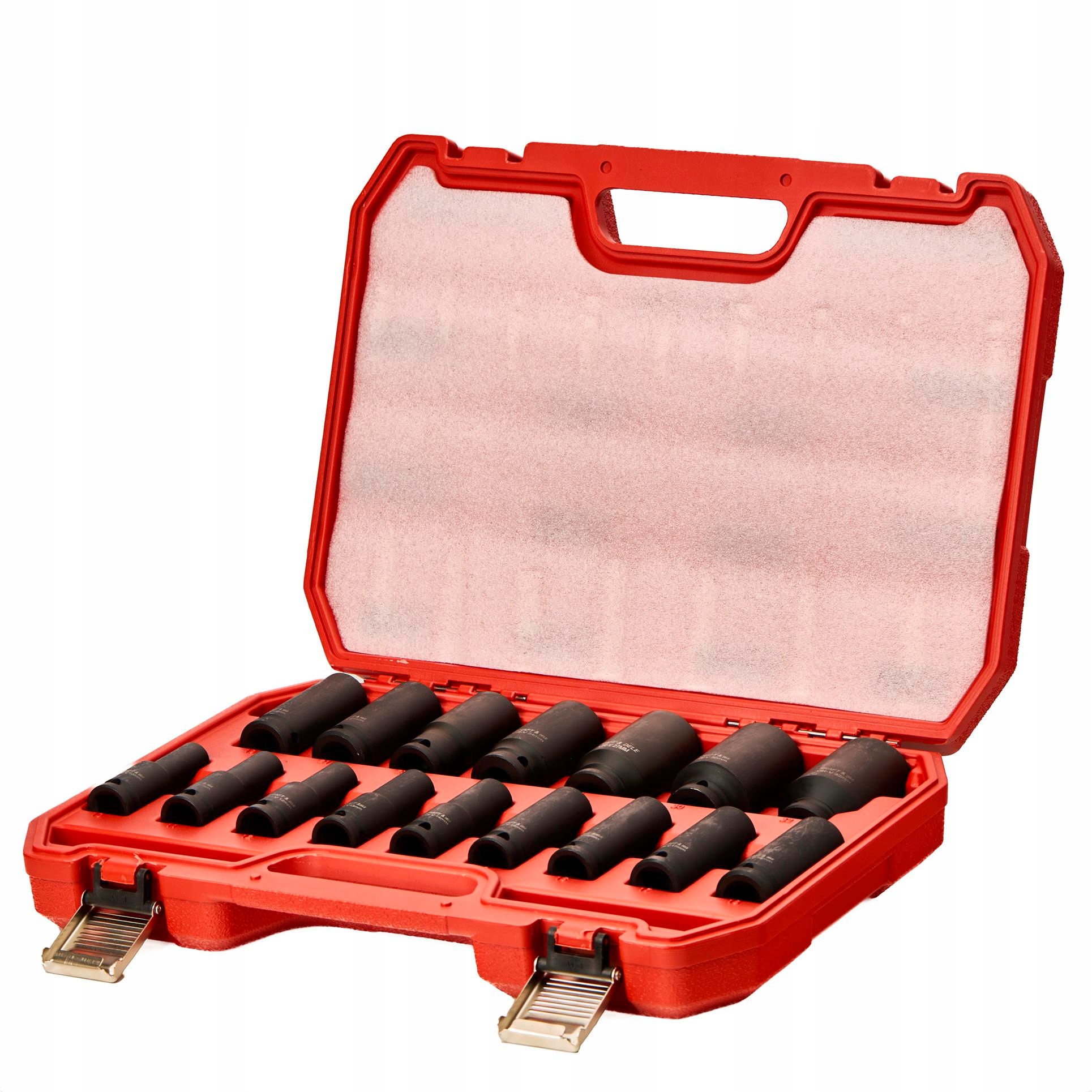 Nasadki Udarowe 1/2"" Cala 16 Sztuk 10-32 mm CR-V Walizka Kraft&Dele