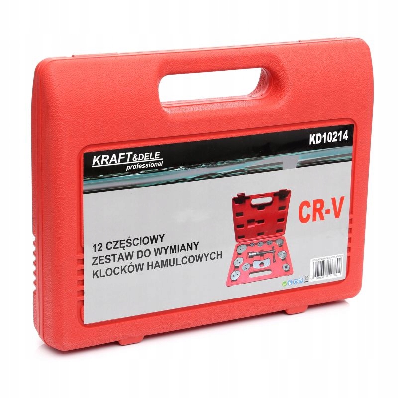Zestaw do Wymiany Klocków Hamulcowych 12 elementów Kraft&Dele