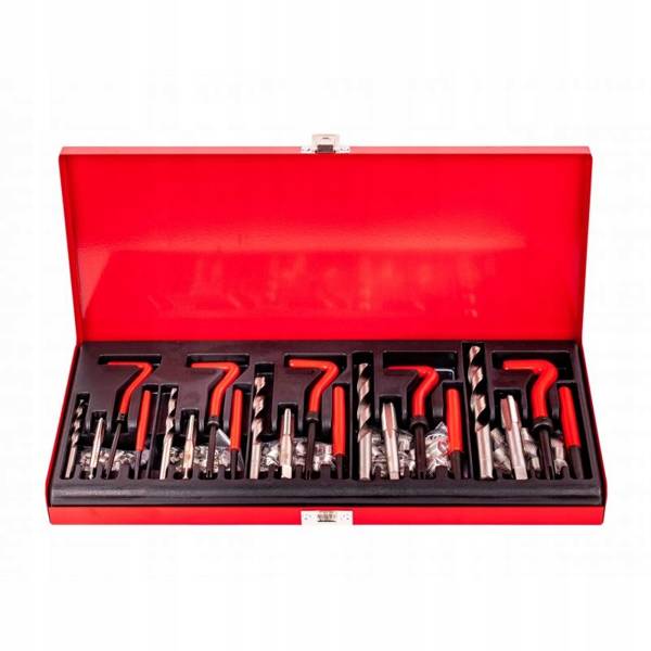 Gwintowniki Zestaw Naprawczy do Gwintów 131 Elementów Sztuk Kraft&Dele