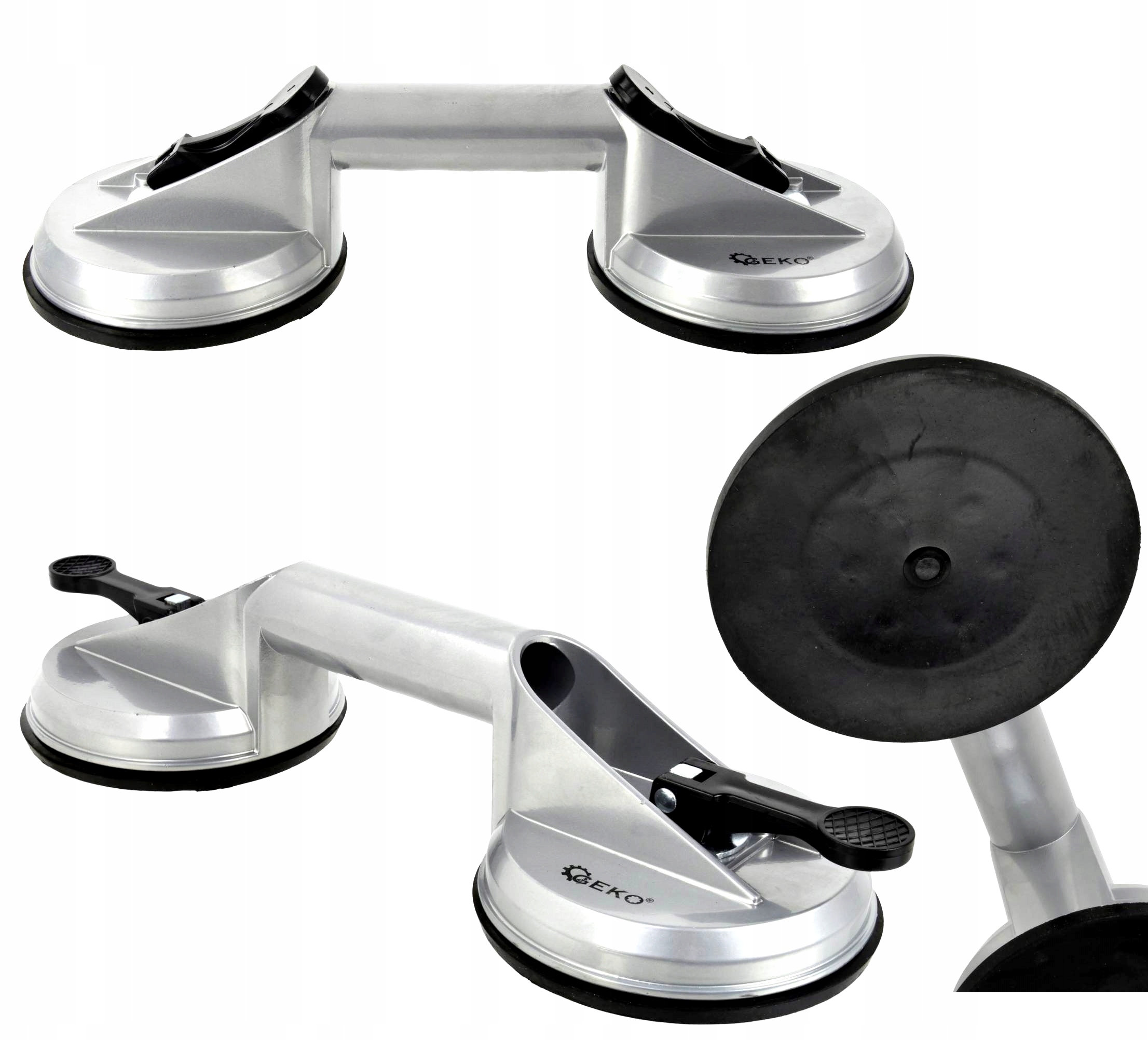 UCHWYT PRZYSSAWKA SZYBY PANELE 100KG KD10193 120mm KD10193