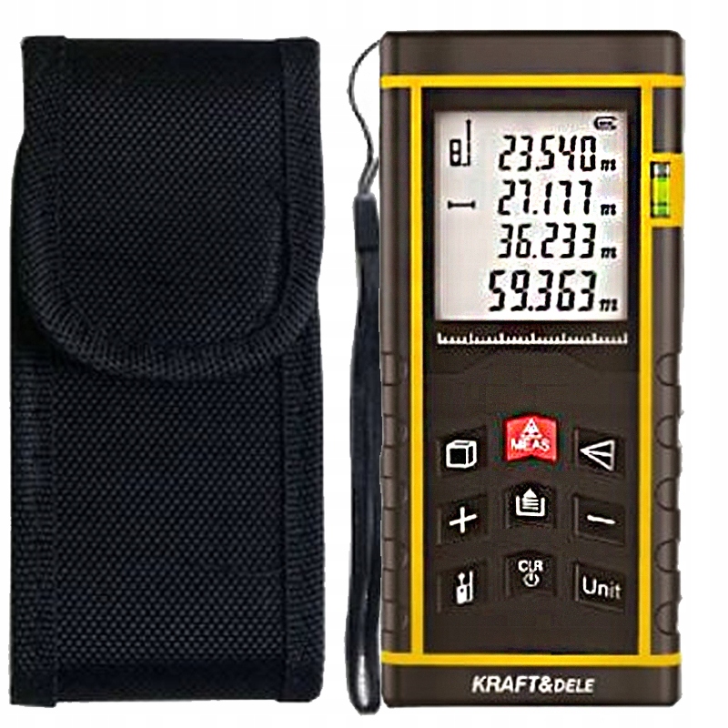 MIERNIK ODLEGŁOŚCI DALMIERZ DO WNĘTRZ CYFROWY 60m