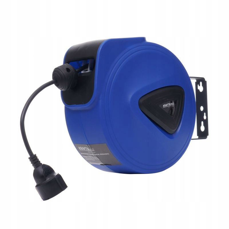 Przedłużacz Zwijacz Bębnowy Przewodu Elektrycznego 10 m Kraft&Dele