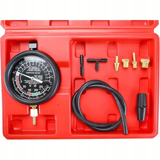 TESTER MIERNIK POMIARU CIŚNIENIA PODCIŚNIENIA WAKUOMETR KRAFT&DELE KD10589