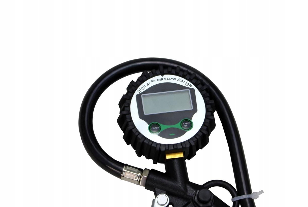 Cyfrowy LCD Pistolet Pompowania Kół Opon Manometr 12 bar 1/4'' KRAFT&DELE