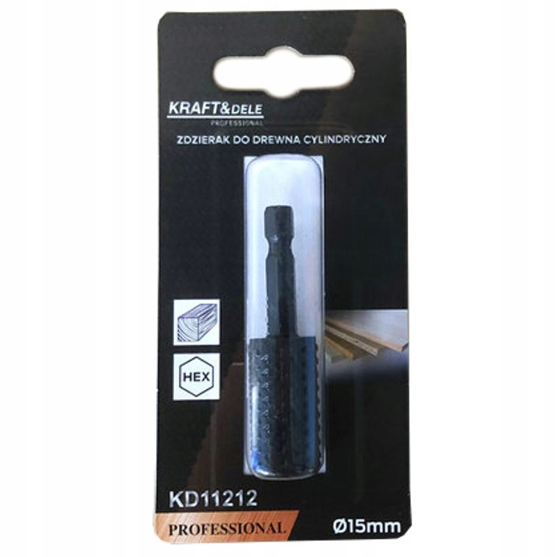 ZDZIERAK CYLINDRYCZNY DO DREWNA 15MM KD11212