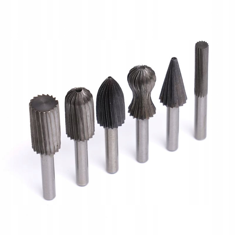 ZESTAW FREZÓW DO METALU 6 ELEMENTÓW KASETA FREZOWANIE 6,3MM KD11215