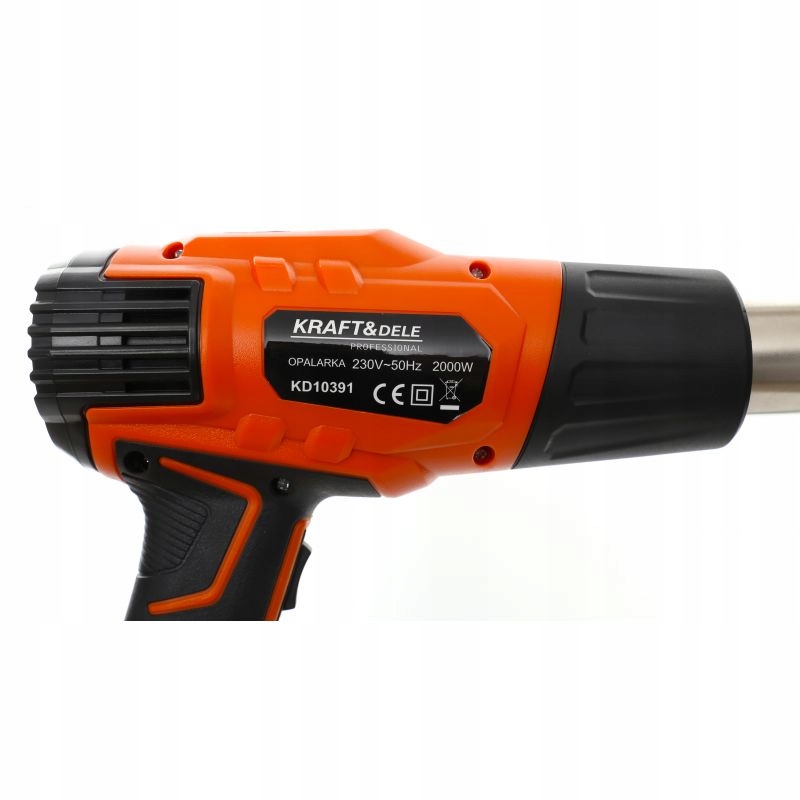 Opalarka Elektryczna 2 Tryby Pracy 2000 W 230 V 550 °C Kraft&Dele