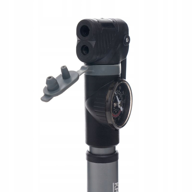 Pompka Ręczna Rowerowa z Manometrem 25 x 250 mm Kraft&Dele KD11823