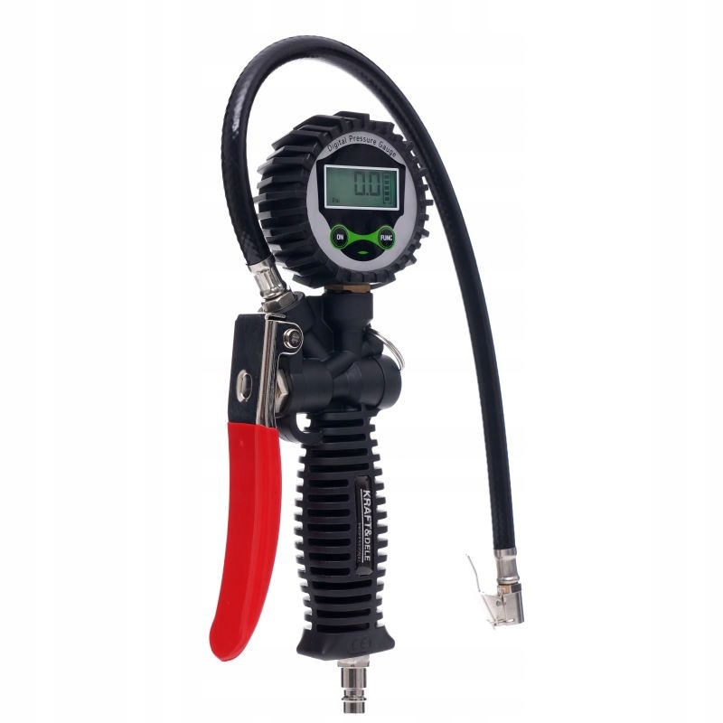 PISTOLET DO POMPOWANIA KÓŁ Z MANOMETREM LCD KD1366