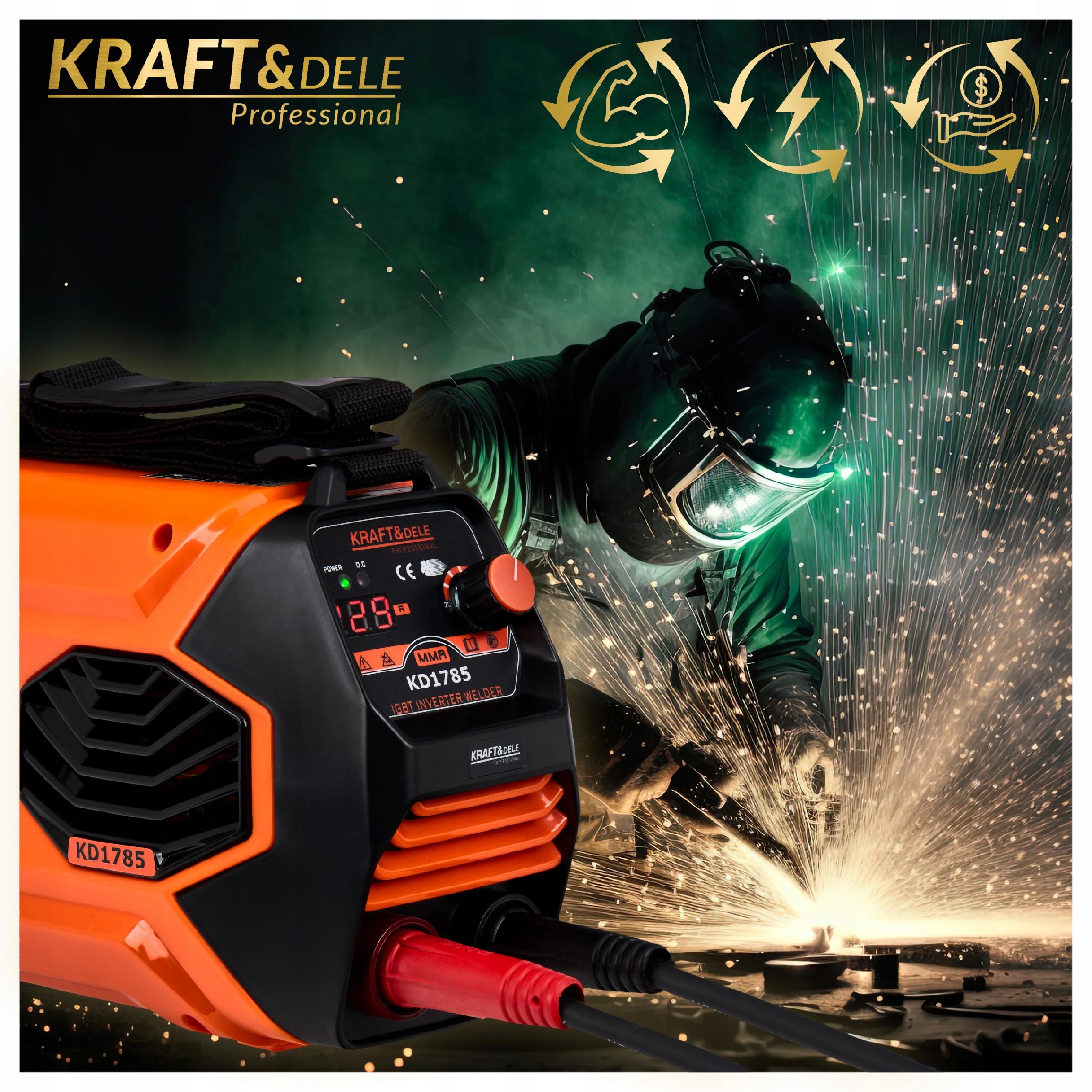 SPAWARKA INWERTOROWA INWERTEROWA 330A LCD MMA IGBT TIG LIFT MASKA PRZEWODY