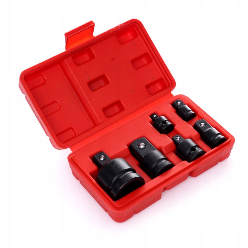 Zestaw Adaptery Redukcyjne Udarowe 6 Elementów Sztuk 1/4" 3/8" 1/2" 3/4"