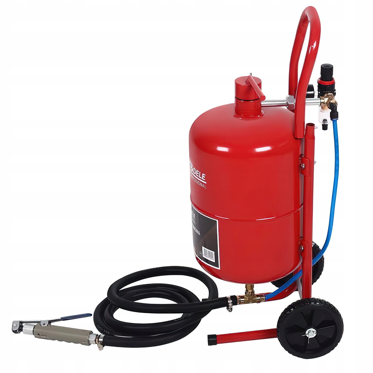 Przenośna Piaskarka Syfonowa Usuwania Farb 10 Bar Akcesoria 19L Kraft&Dele