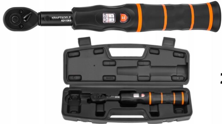 Klucz Dynamometryczny Stal CR-V 1/2"" cala 10-60 Nm 72 Zęby Kraft&Dele