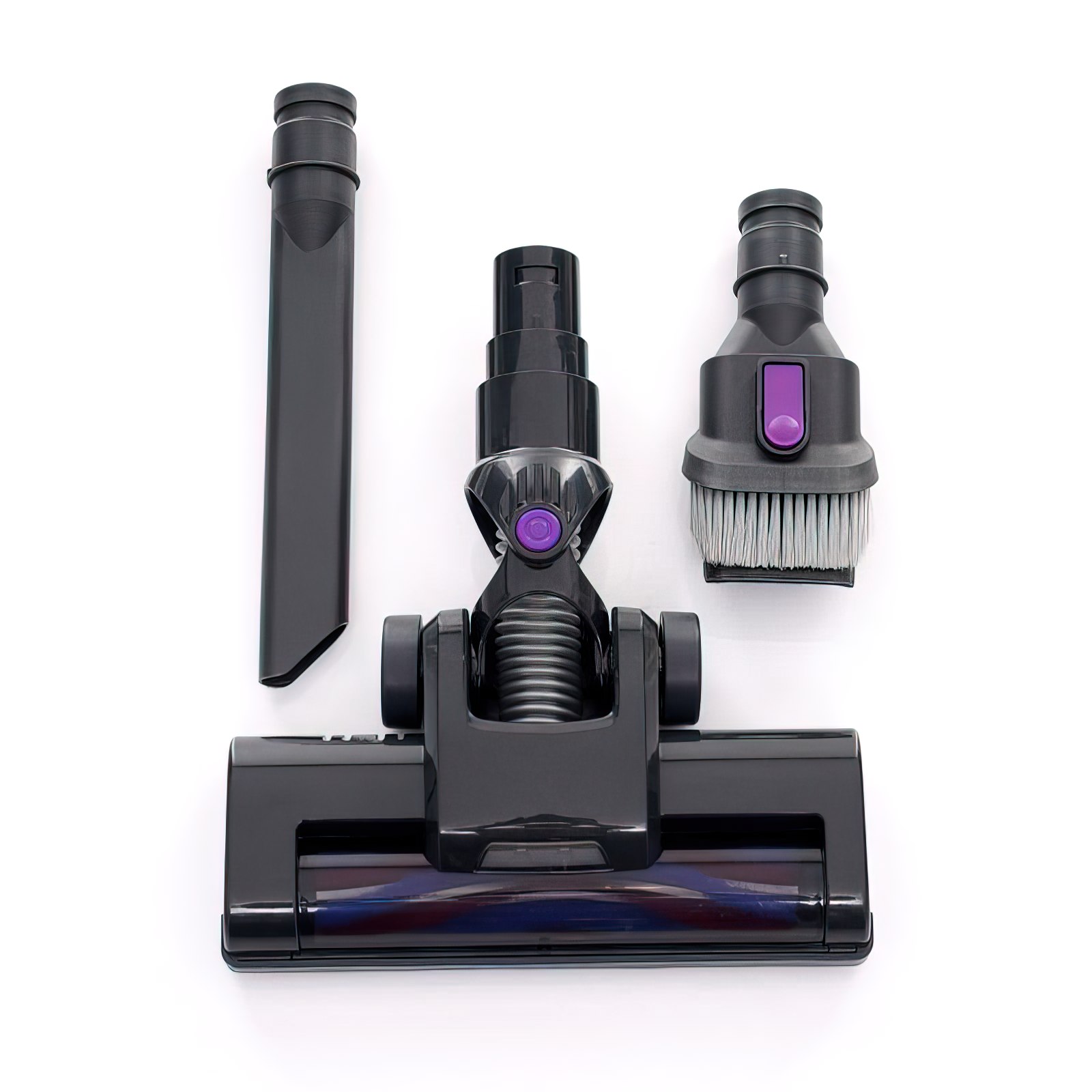 Bezprzewodowy Odkurzacz Pionowy LED 0,8L Fioletowy 2200mAh Kraft&Dele