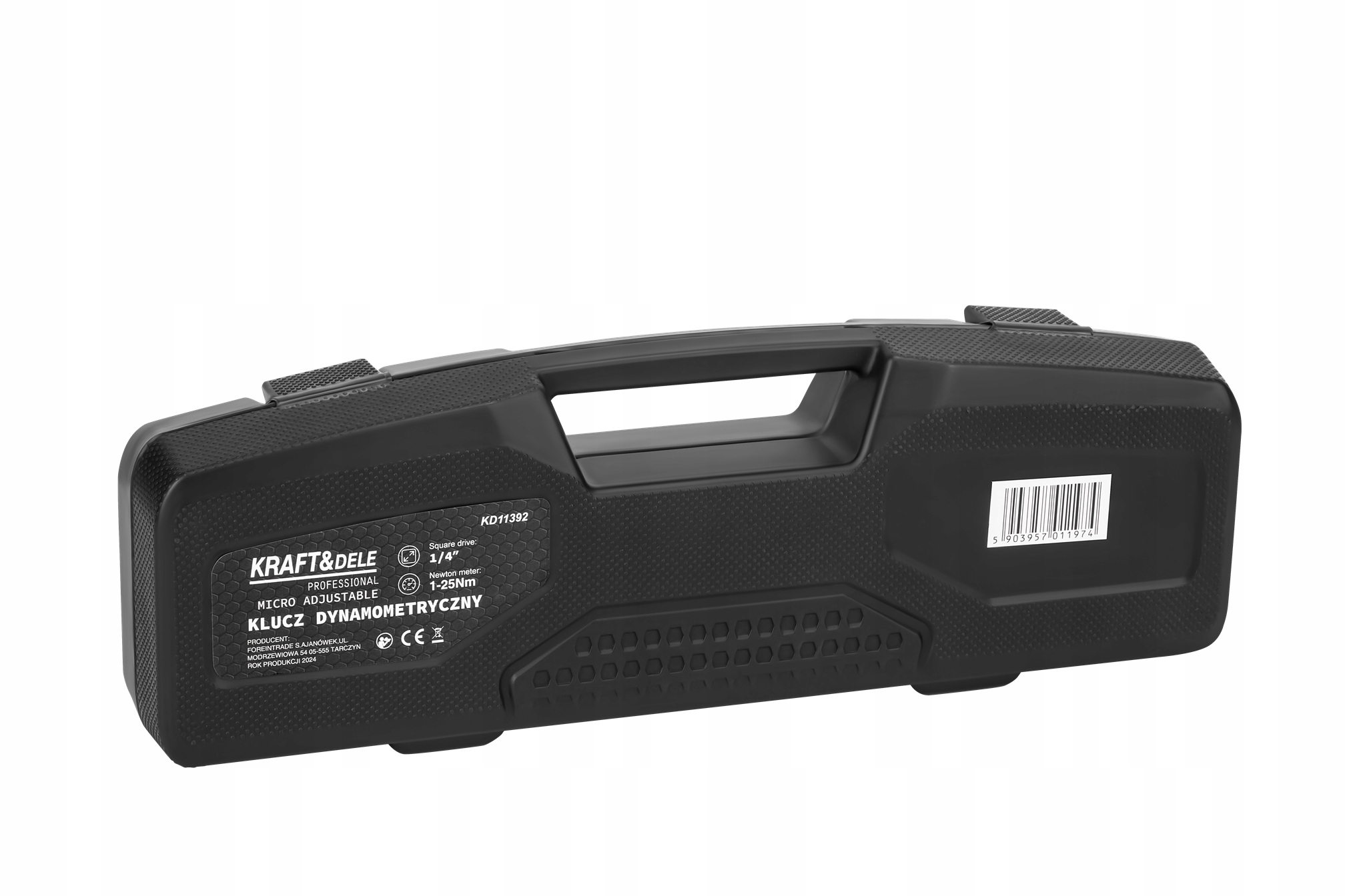 Klucz Dynamometryczny Stal CR-V 1/4"" cala 1-25 Nm Kraft&Dele