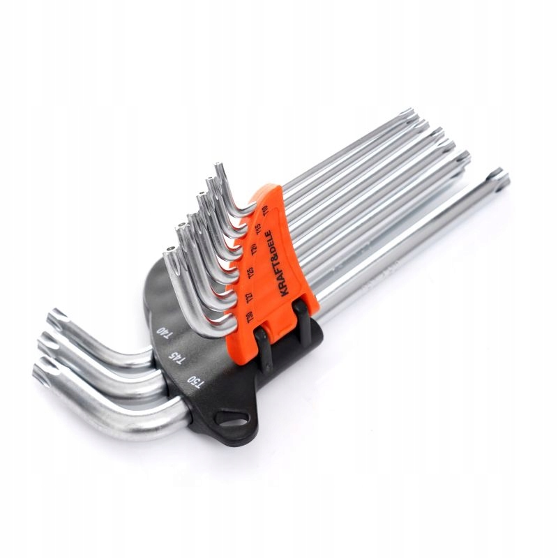 ZESTAW KOLOROWYCH IMBUSÓW TORX 9 EL. KRAFT&DELE KD11933